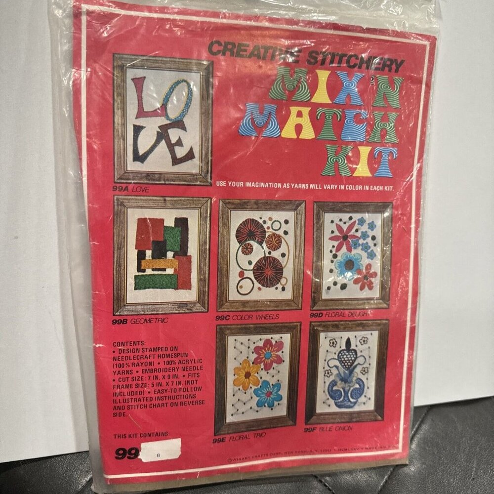 Vogart Crafts Creative Stitchery Mix N Match Kit Geometric J9
